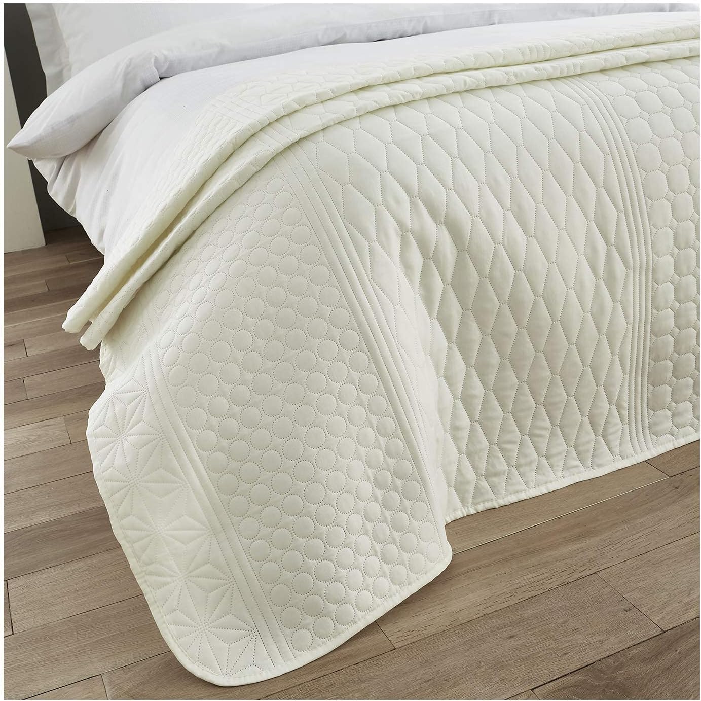 FAIRWAYUK Quilted Bedspreads Double Size Ultra Soft Lightweight Bed