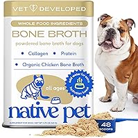 Vista 13 de Native Pet Caldo de Huesos para Perros - Hecho con Caldo de Hueso de Res Real, Complementos Alimenticios para Perros Quisquillosos - Proporciona