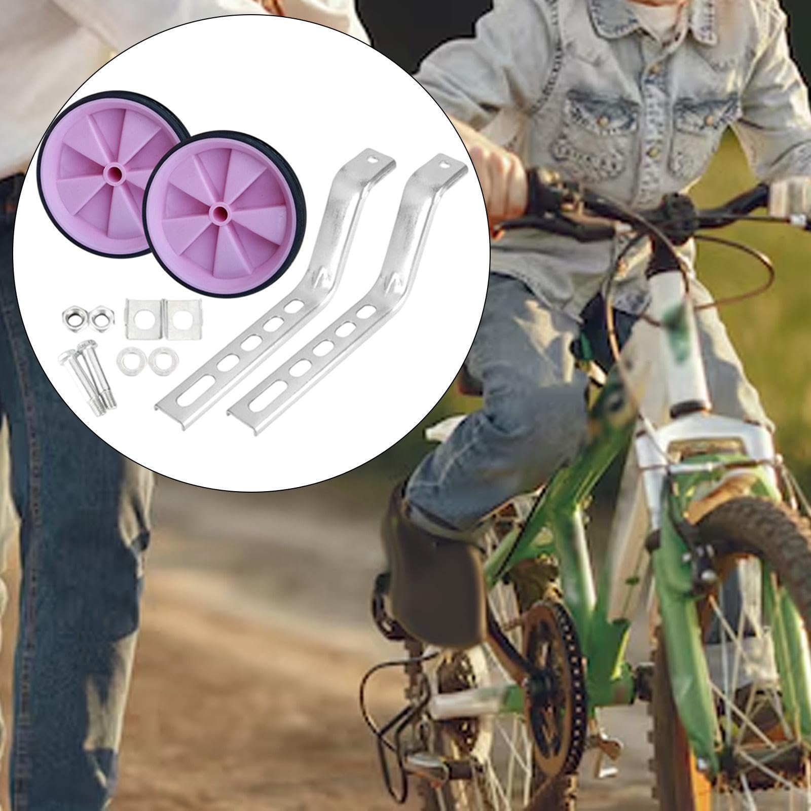 Amazon | Prasku 子供用自転車補助輪 12インチから20インチ対応