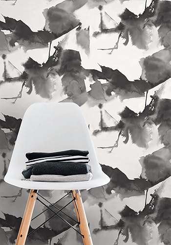 Miniatura 5 de NextWall Harry  Grace - Papel tapiz abstracto de bloques de acuarela para despegar y pegar tinta