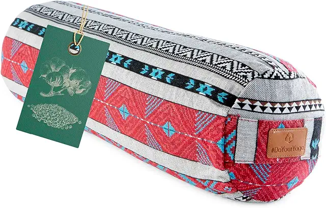 Bolster Yoga Krishna 68x22cm - Cojín Yin Yoga con Relleno Espelta Orgánica