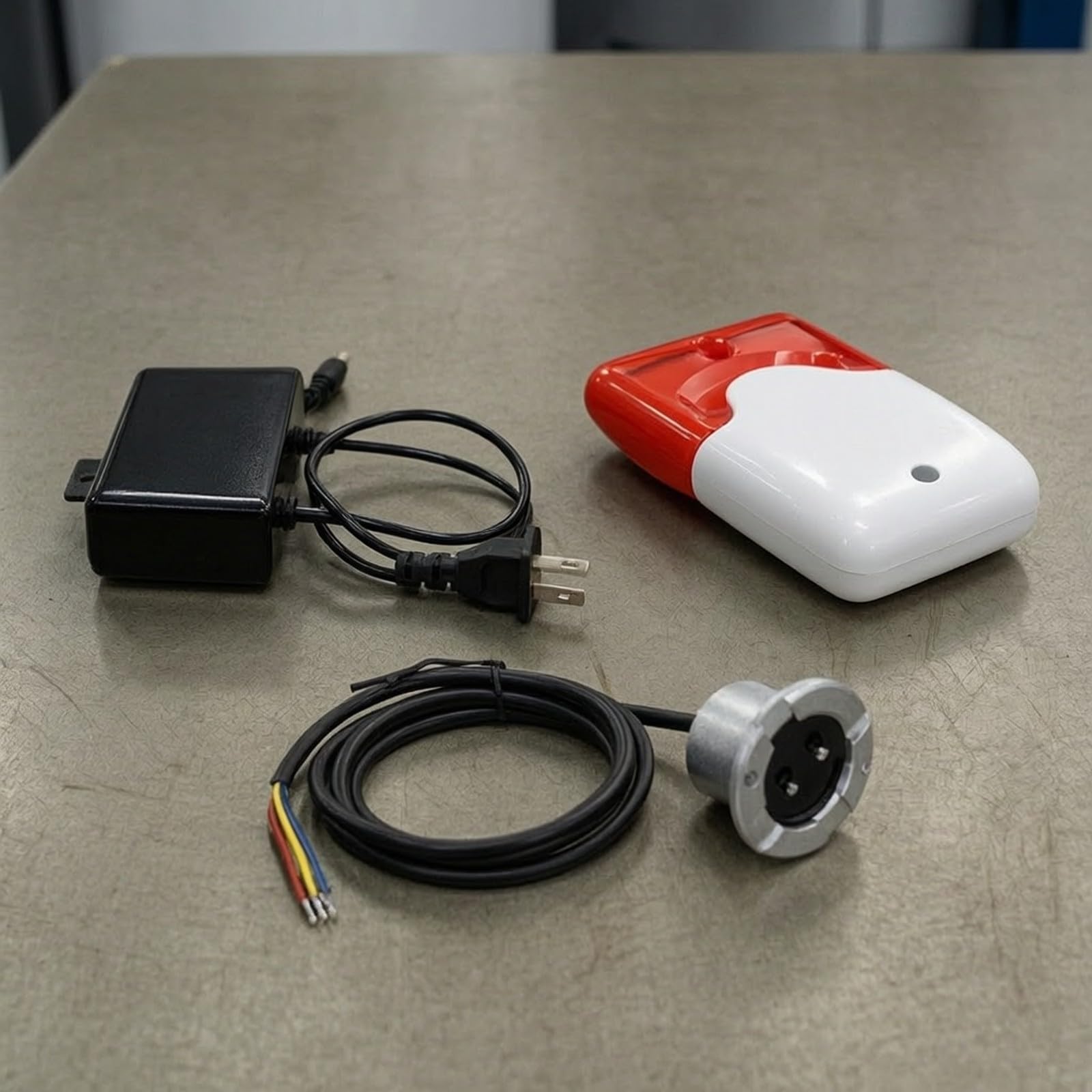 predolo Kit Agua Cableado | Local Agua con Cable, para Almacén, Volumen Ajustable