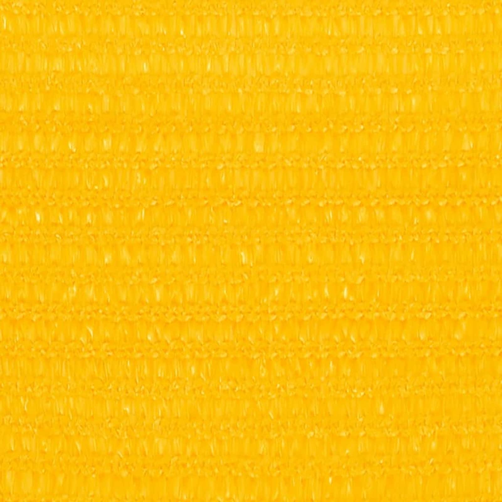 Homgoday Żagiel przeciwsłoneczny 160 g/m², żółty, 3 x 4 m, HDPE, prywatny namiot zewnętrzny