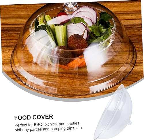 Miniatura 6 de NOLITOY Cubierta de cristal para soporte de pastel, cubierta de cristal para tartas, cubierta de acrílico para aperitivos, platos de pizza del