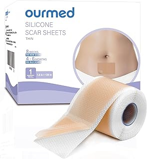 Cinta de silicona para eliminar cicatrices (r...