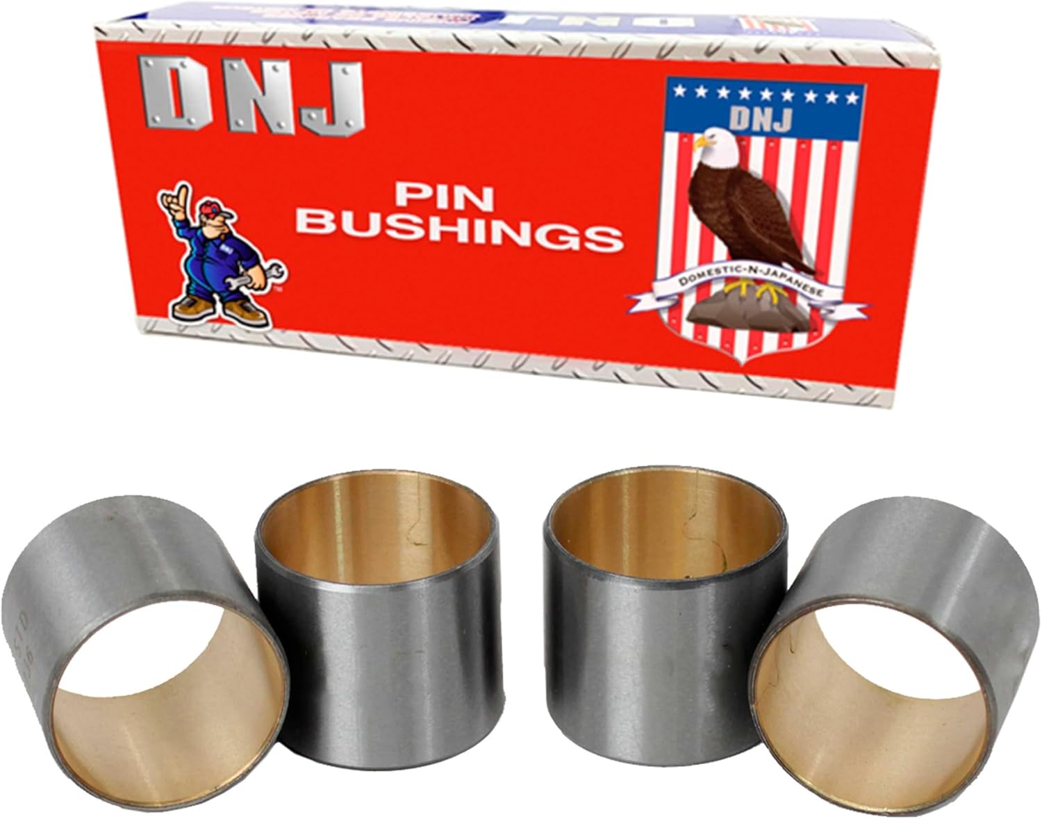 DNJ PB715 Piston Pin Bushings for 1990-2015 Saab, Subaru 9-2X, Baja, Forester 1.8L-2.5L H4 16V DOHC 1994cc