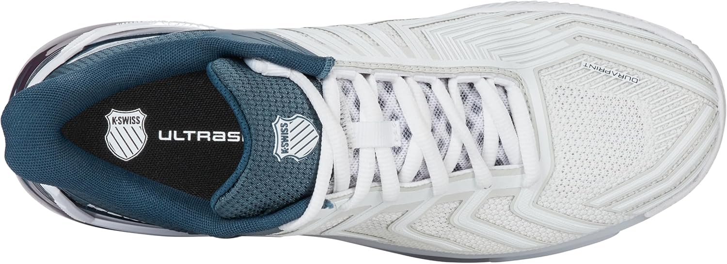 K-Swiss Men's Ultrashot 4 HB Tennis Shoe - Herringbone Bottom for Clay Courts