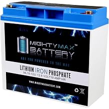 Mighty Max Battery 12V 18AH Lithium Replacement Battery for Craftsman Black Lawn Mower