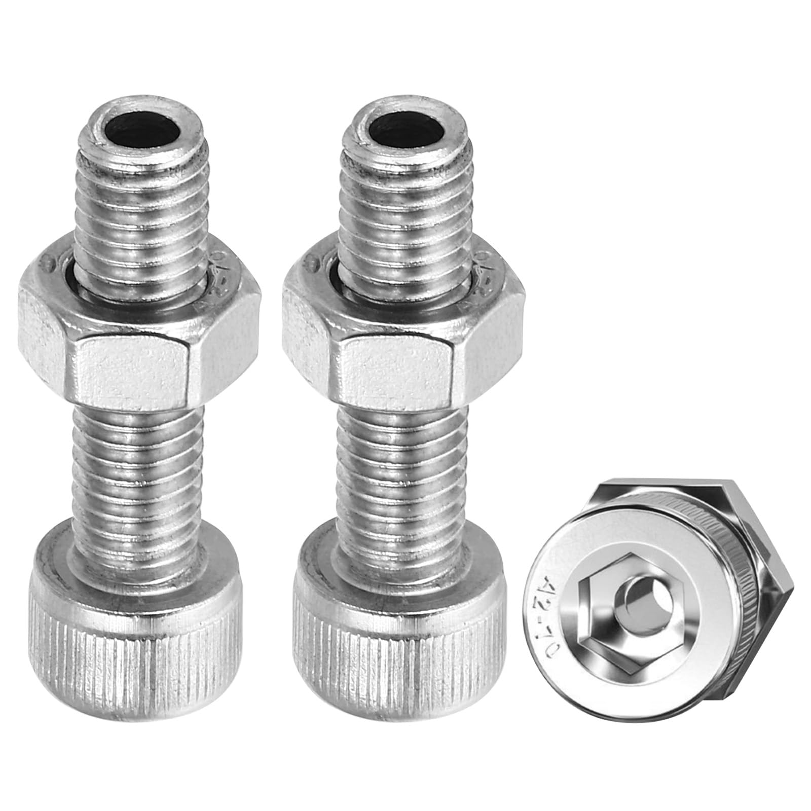 PATIKIL M8x30mm 304 Stainless Steel Hollow Bolt