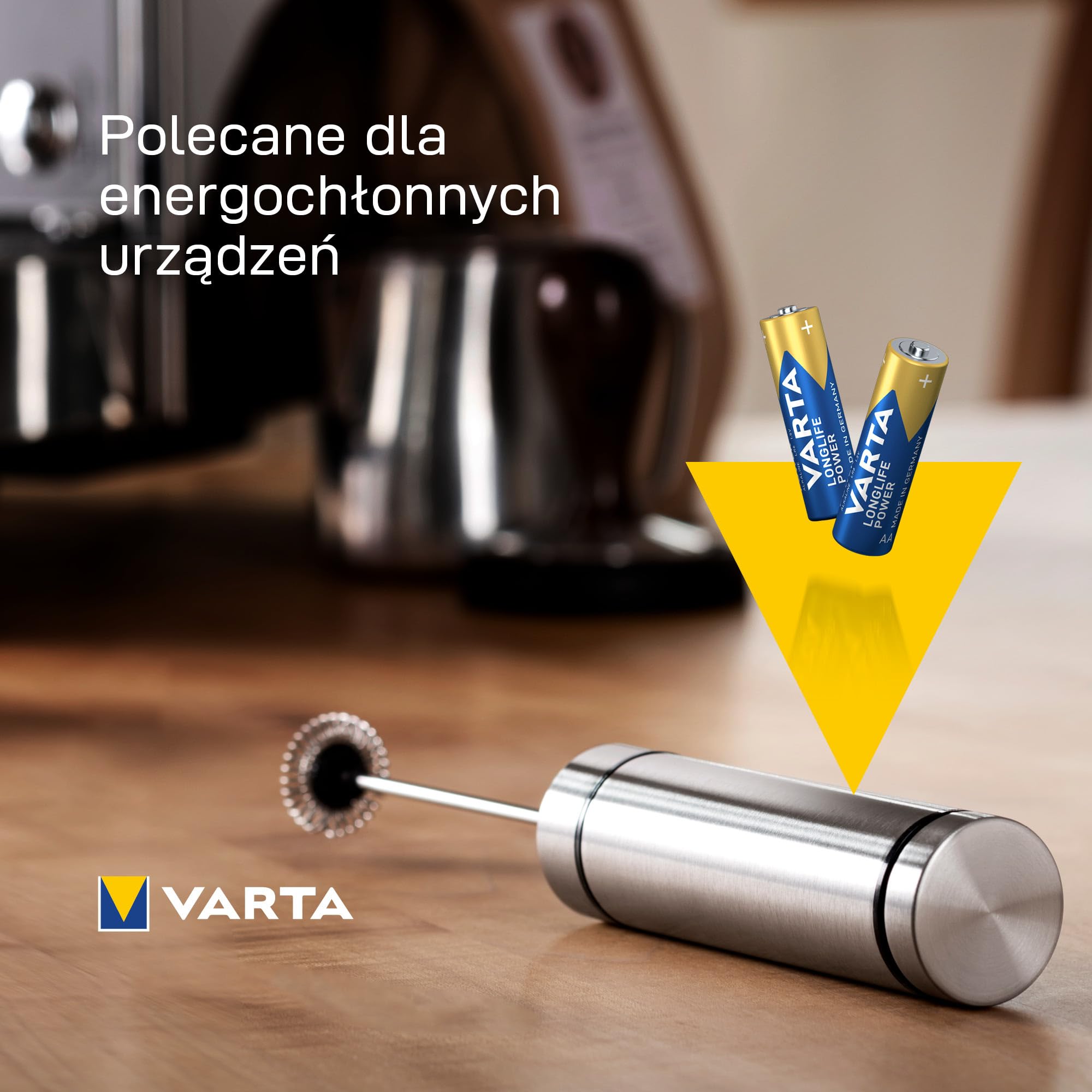VARTA Longlife Power, bateria alkaliczna, AA, Mignon, LR6, 1,5V, opakowanie 10+10szt., Made in Germany | AA LR6, Made in Germany, bateria do 10 lat, do konsoli do gier, szczoteczki do zębów, myszy lub kontrolera