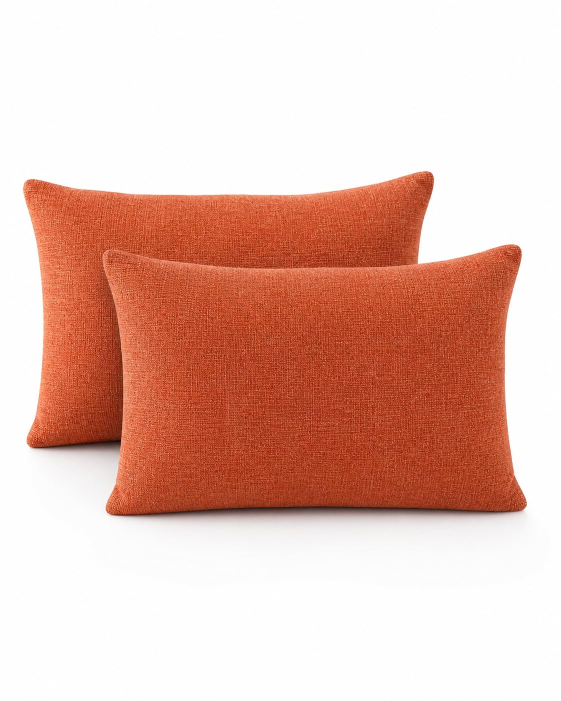 CASA-NEST Jute Cushion Cover 12x18 (Pack of 2) (Orange)-image-10
