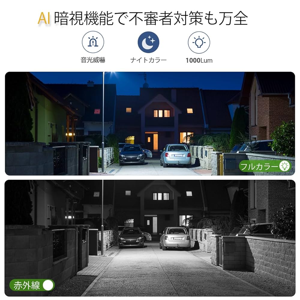 180°超広角 Ctronics 防犯カメラ AI 屋外 ダブルレンズ 71ZxZfcnZUL._UF350,350_QL80_.jpg