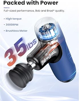 BOB AND BRAD Q2 Mini Massage Gun and D6 Pro Max+ Massage Gun