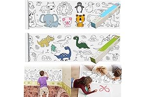 2PCS 2024 New Children's Coloring Paper Roll for Kids - 1-3 Years