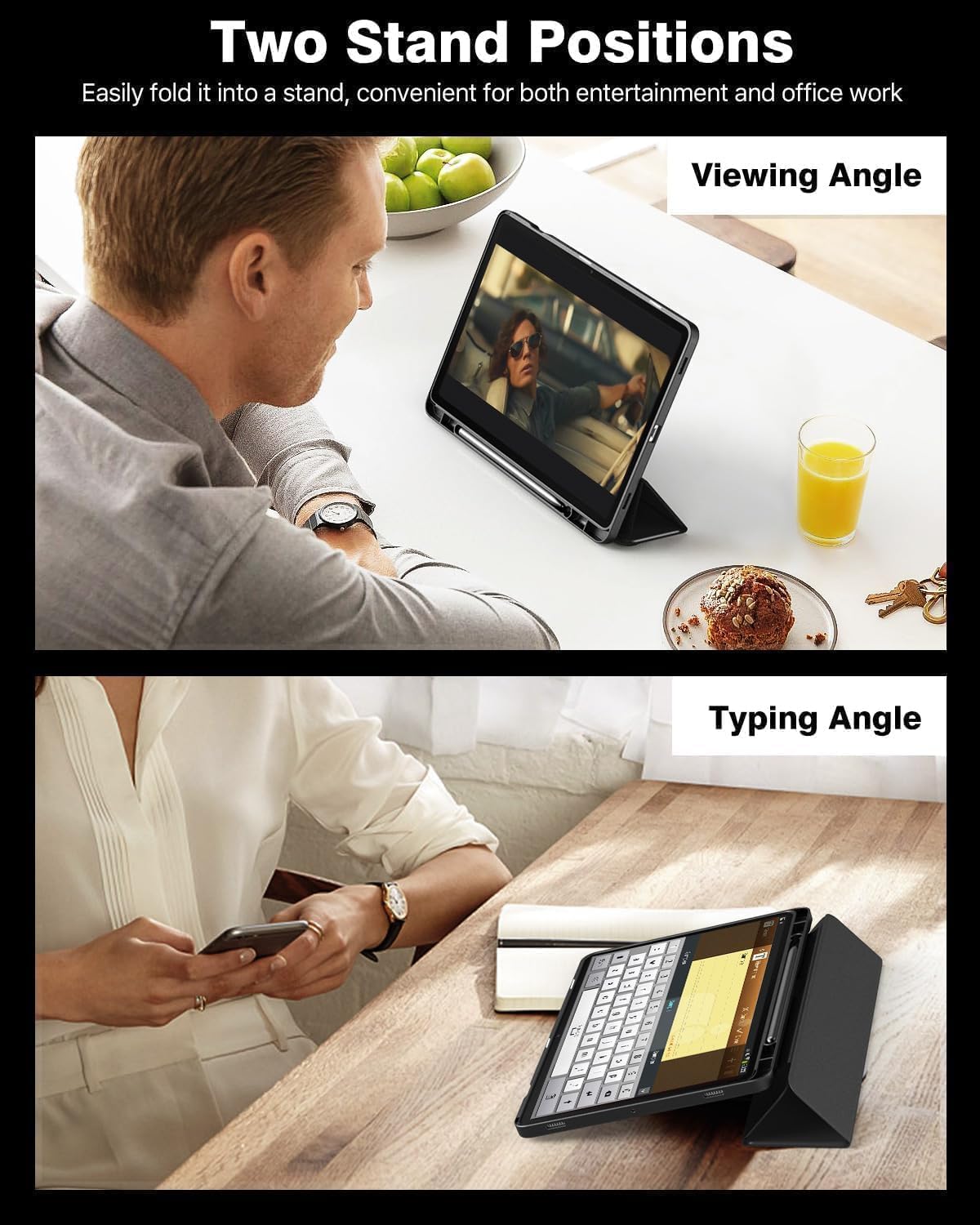 ProElite Redmi Pad 2 Pro Case - Auto Sleep & Pen Holder -6
