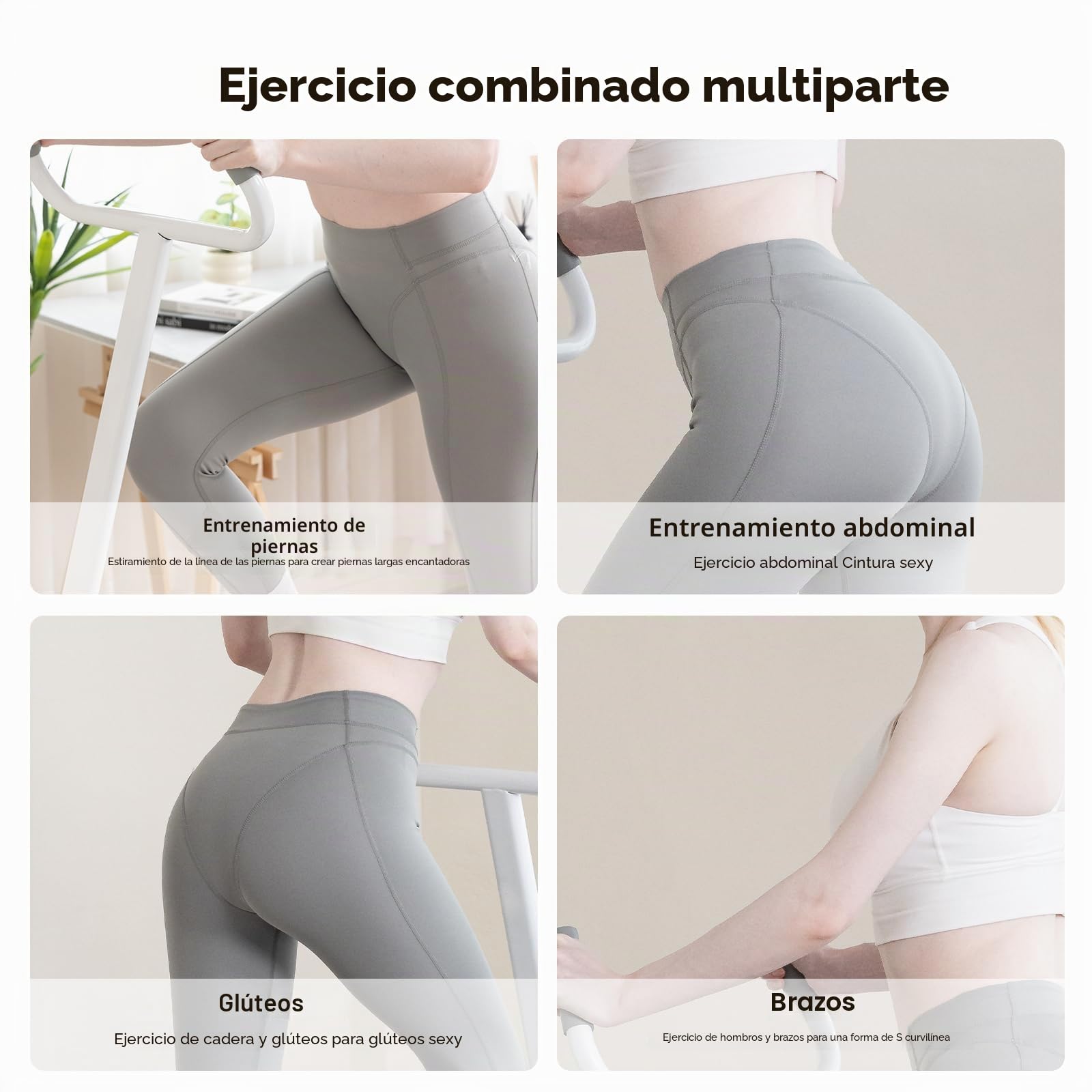 Stepper, escalador de fitness, equipo de ejercicio con manillares con pantalla LCD para uso en gimnasio doméstico
