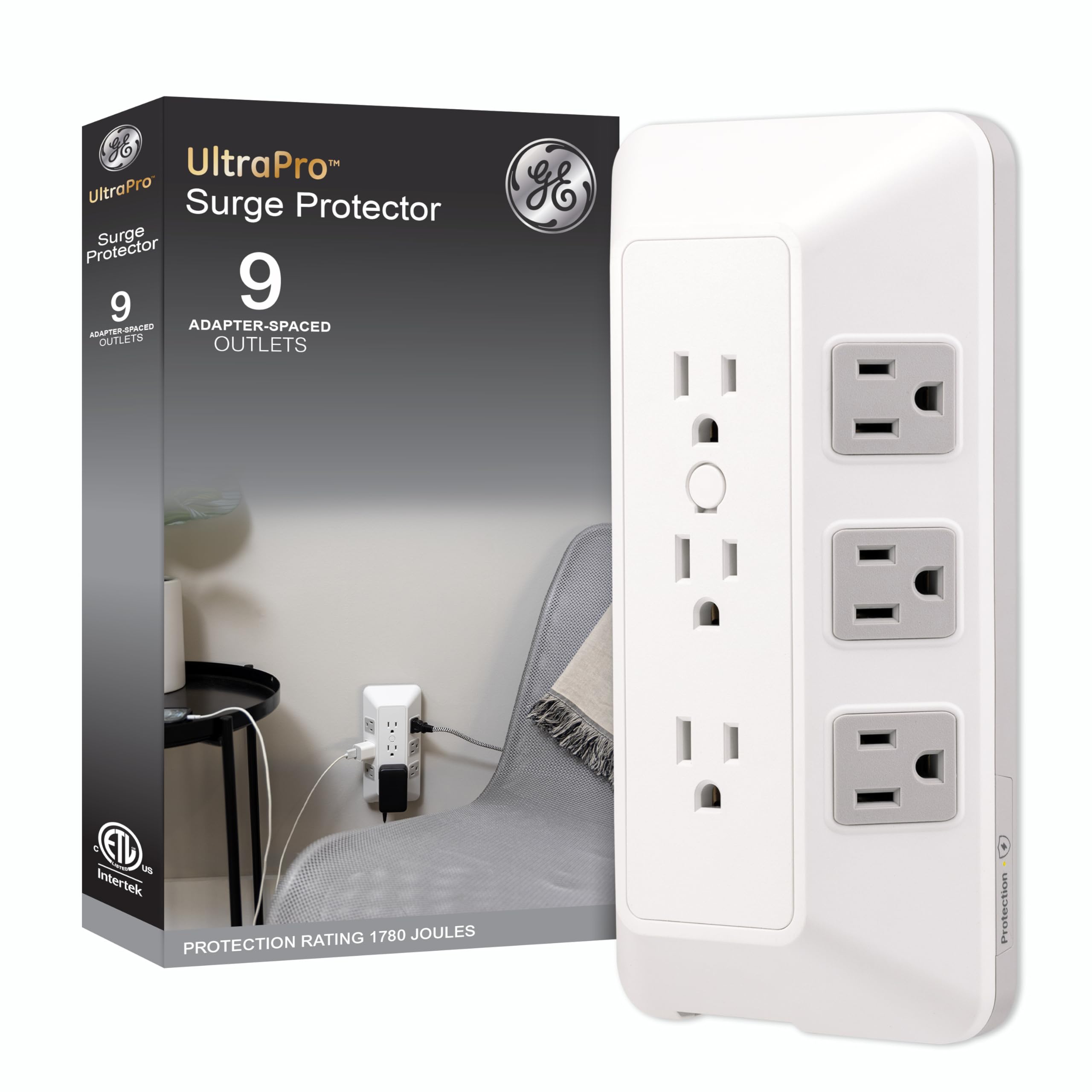 Amazon.com: GE 9-Outlet Surge Protector, Multi Plug Outlet