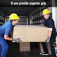 Vista 5 de NP1001 - Guantes de trabajo de seguridad, ajuste elástico, agarre de potencia, tacto inteligente, con revestimiento de espuma duradera