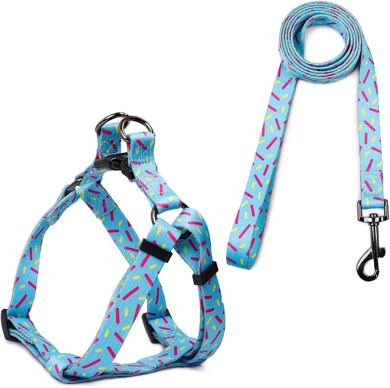 Cosyhome London Dog Harness Leash Set, Breathable,Adjustable,Dog Lead