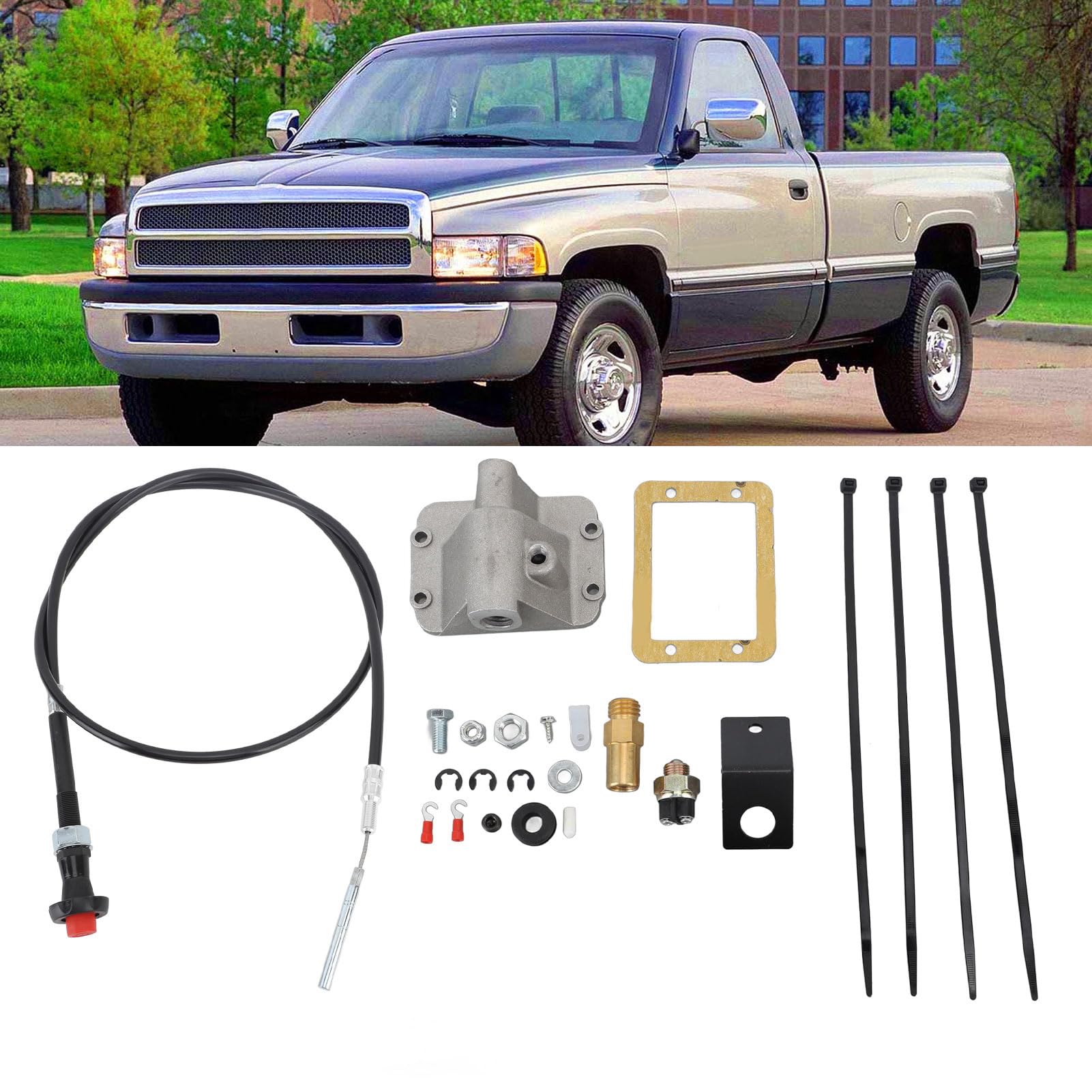 Kit di conversione per separazione dell'asse PSL400, blocco del cavo differenziale 1500, 3,9 l, V6, pickup dal 1994 al 2001