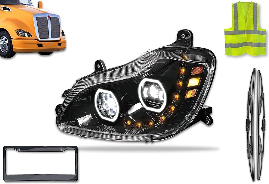 パーツ KOHH Amazon.com: KOZAK Black Housing Full LED Headlight Assembly