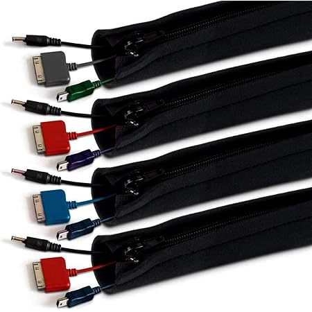 Organizador De Cables Con Velcro Autoadhesivo - 100 Piezas, 90x30 Mm, Reutilizable, Para Escritorio, TV, PC