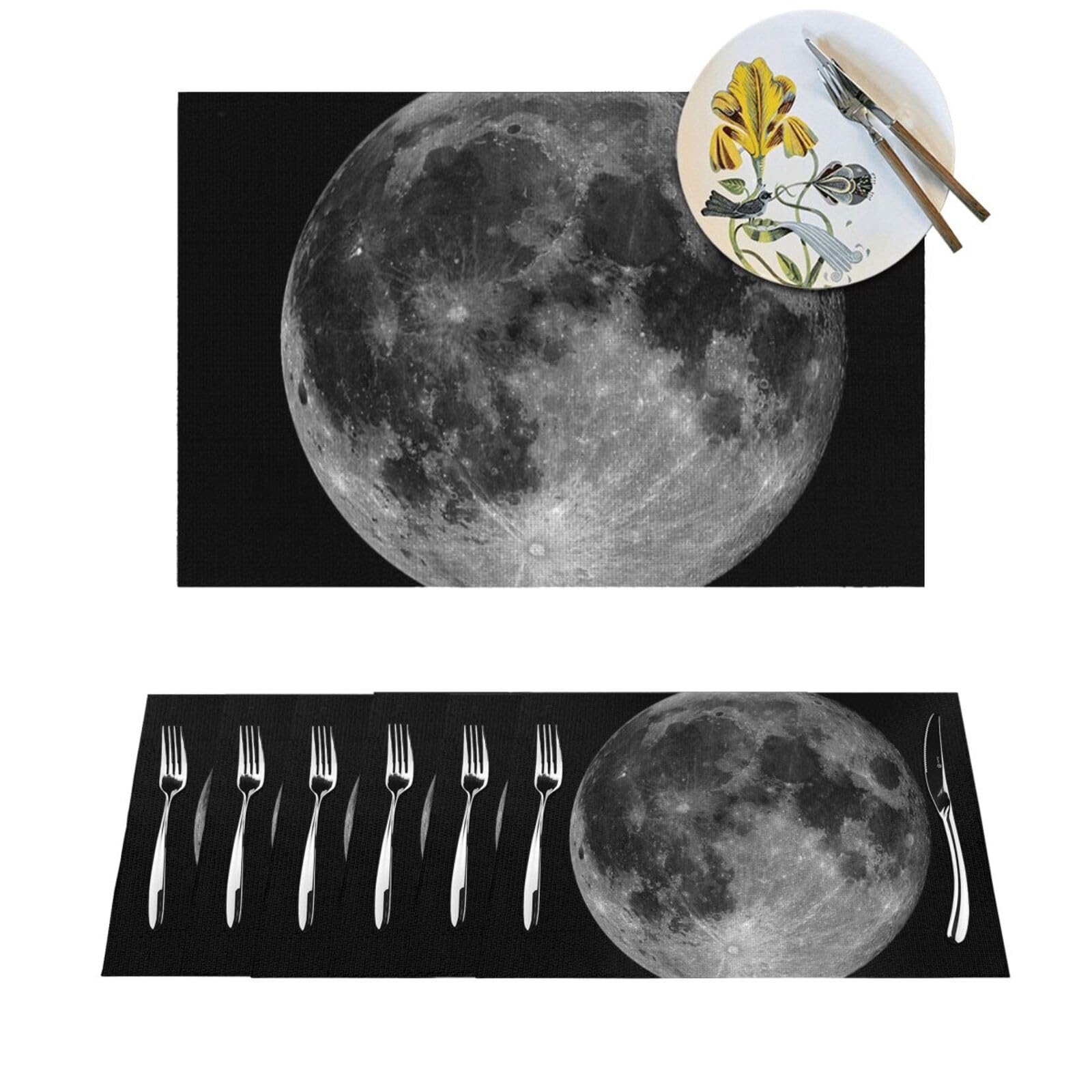 Sets de table lunaires imperméables : protégez votre table des taches et de la chaleur