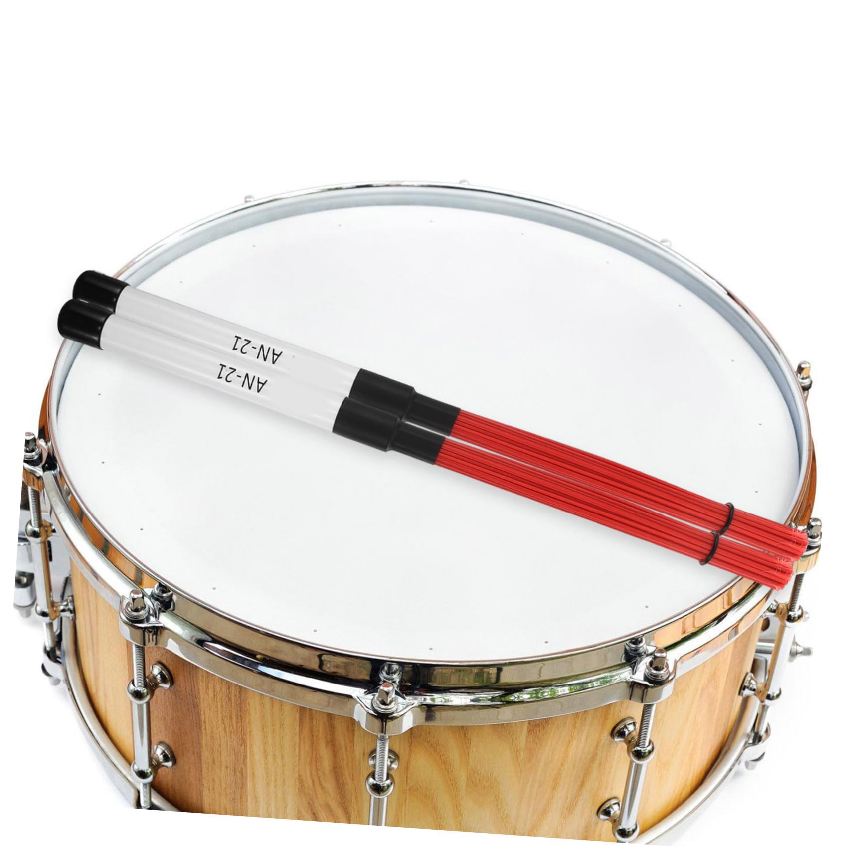 Spazzole per Batteria in Nylon Bacchette Percussione Jazz e Acustica Impugnatura Ergonomica Antiscivolo Compact per Pratica e Strumenti Musicali Professionali