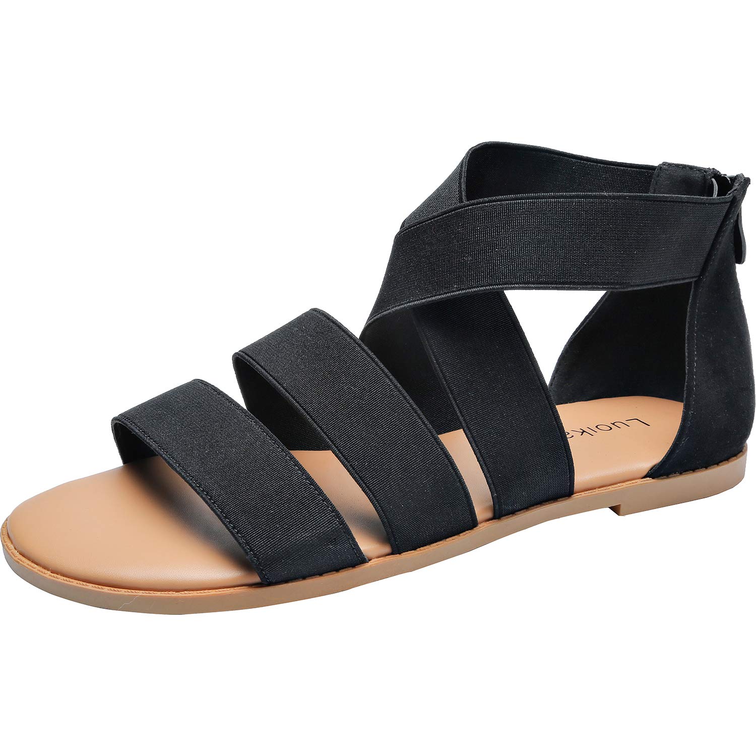 wide width flat sandals