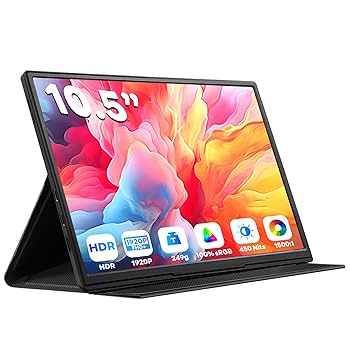 Portable Monitor P10 10.5インチ 本体 Amazon.co.jp: 10.5 Inch Mobile Display 100% sRGB Gaming