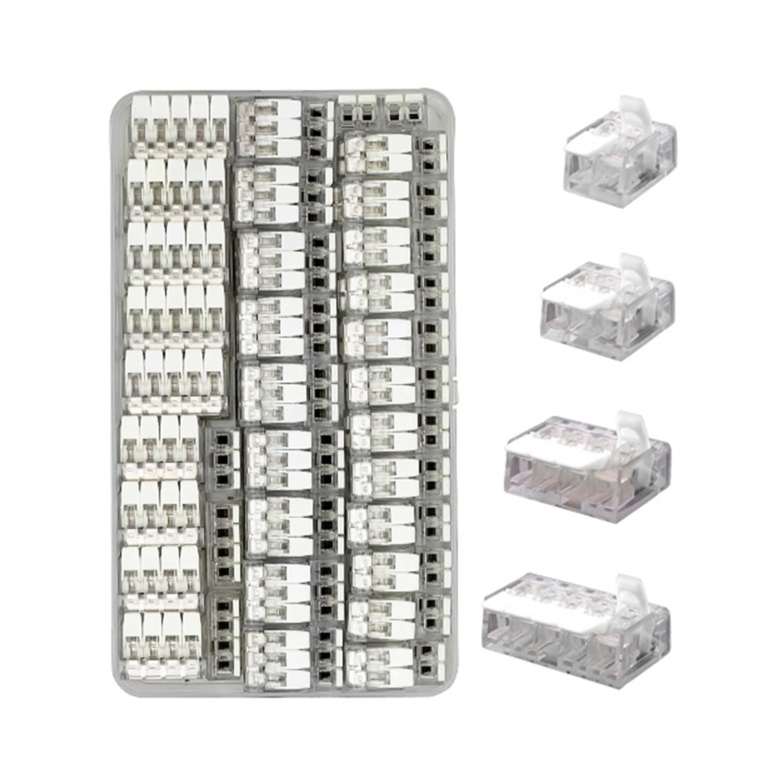 Conector de cable contra cortocircuitos en bloque de terminales para hogar e iluminación 8