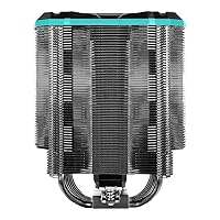 Vista 3 de Iceberg Thermal IceSLEET G6 Stealth - Tubo de calor de 6 táctiles directos chapado en níquel, con ventilador silencioso ultra de 5.512 in, enfriador