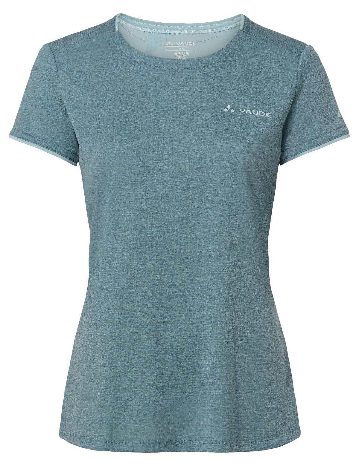 VAUDE Damen Essential T-Shirt, Funktionsshirt, perfekt als Baselayer, atmungsaktiv, pflegeleicht und schnelltrocknend