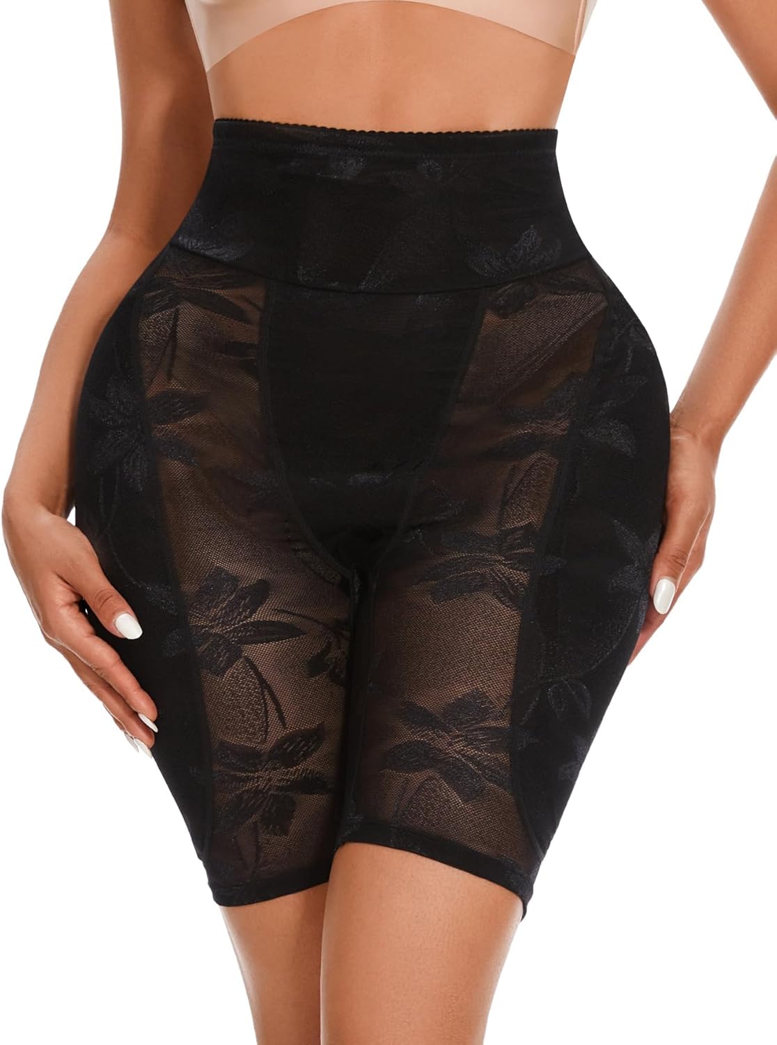 Hip Pad Shapewear for Women High Waisted Hip Padding Lifter Curvy Body Shaping Panties for Under Dress