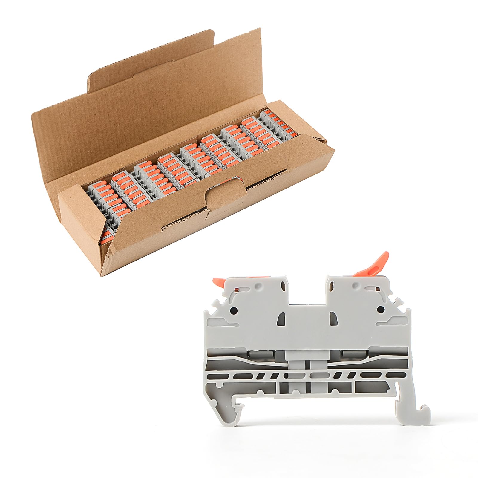 Rail Terminal Blocks - Industrial Voltage Connectors -9