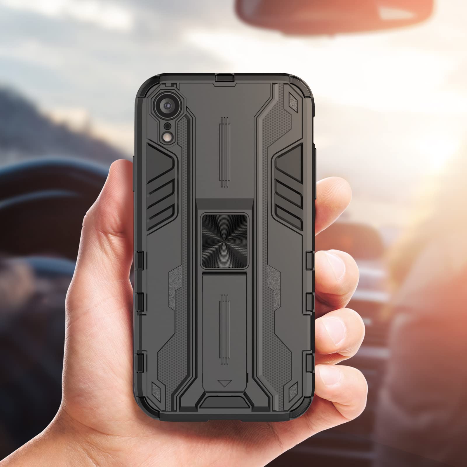 Funda para Xiaomi Redmi Note 15 Pro 5G, Carcasa Antigolpes con Soporte anular metálico, Case Protectora de Grado Militar, Azul — view 246