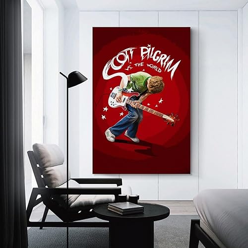 Vista 3 de CONTIA Scott - Póster de película clásica de Pilgrim Vs The World, póster decorativo de pared, adecuado para decoración de sala de estar, Estilo sin