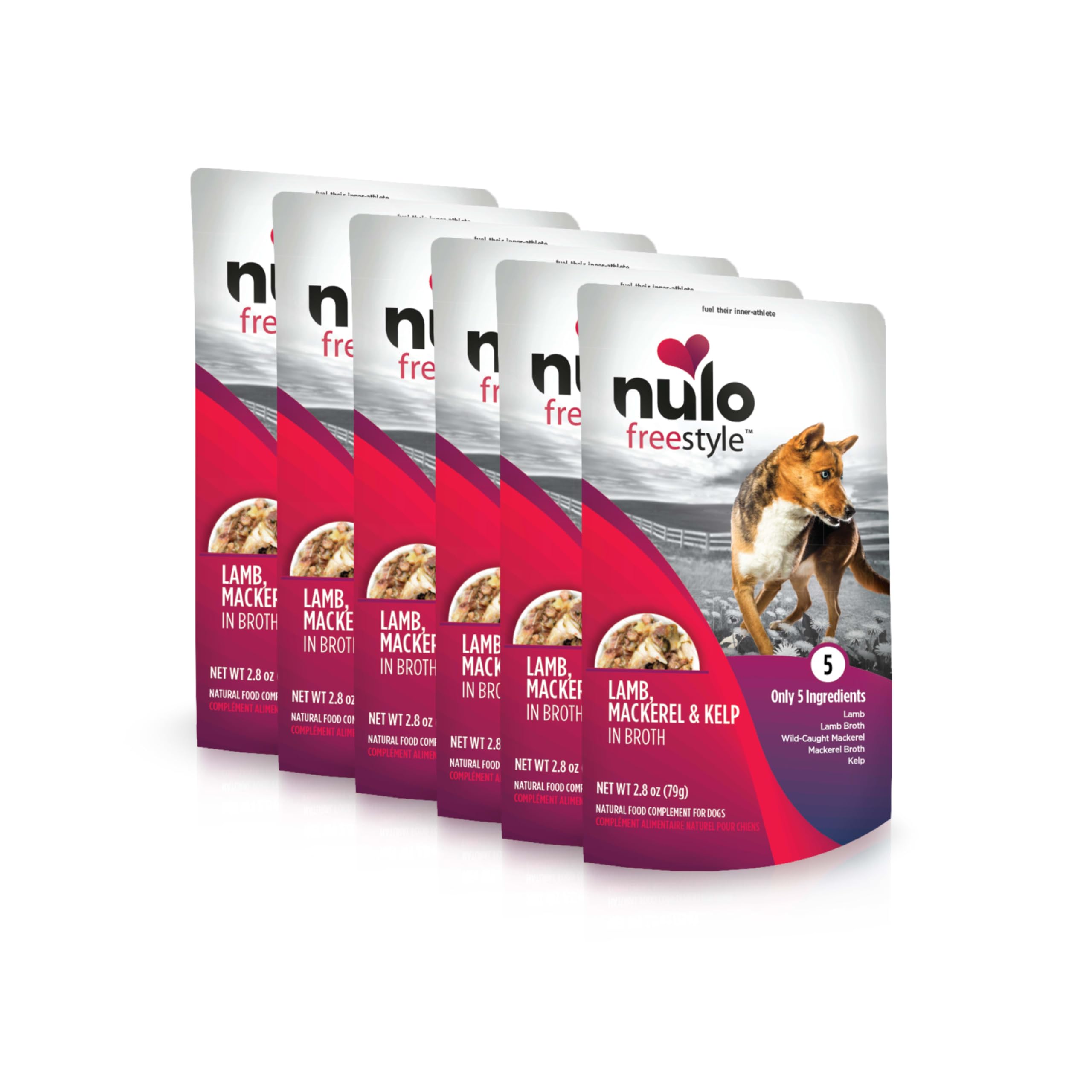 Nulo Freestyle Puppy &amp; Dog Wet Dog Food Topper, Premium All Natural Grain-Free, Real Meat Dog Food Topper with High Animal-Based Protein and Only 5 or Less Ingredients with No Additives