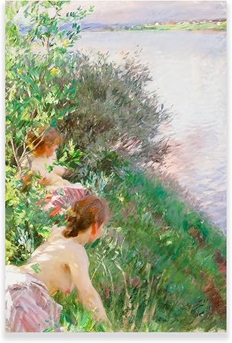 KWAY Anders Zorn - Impresión de pintura  Ópalo  Lienzo moderno arte de pared  Reproducción de lienzo giclée de arte fino  Decoración de pared de