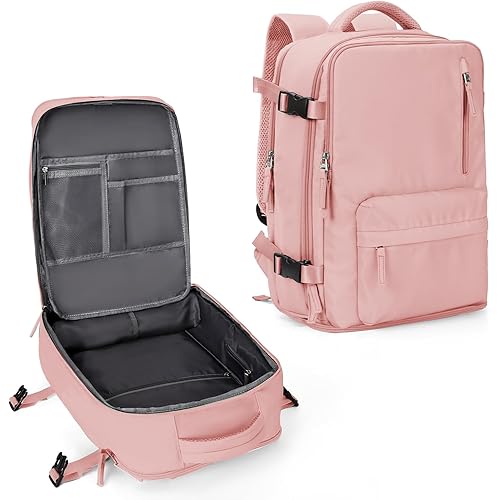 WONHOX Large Travel Backpack Carry on Flight Approved Laptop Work Business Backpack for Women Men Mochila de Viaje