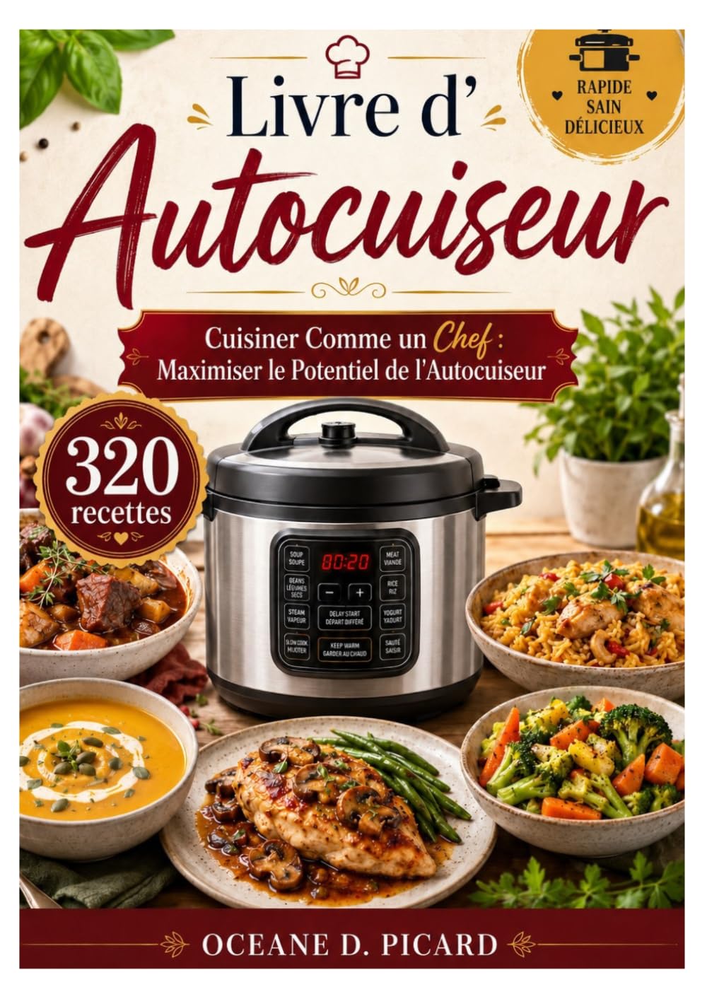 Livre d'autocuiseur: Cuisiner Comme un Chef : Maximiser le Potentiel de l'Autocuiseur