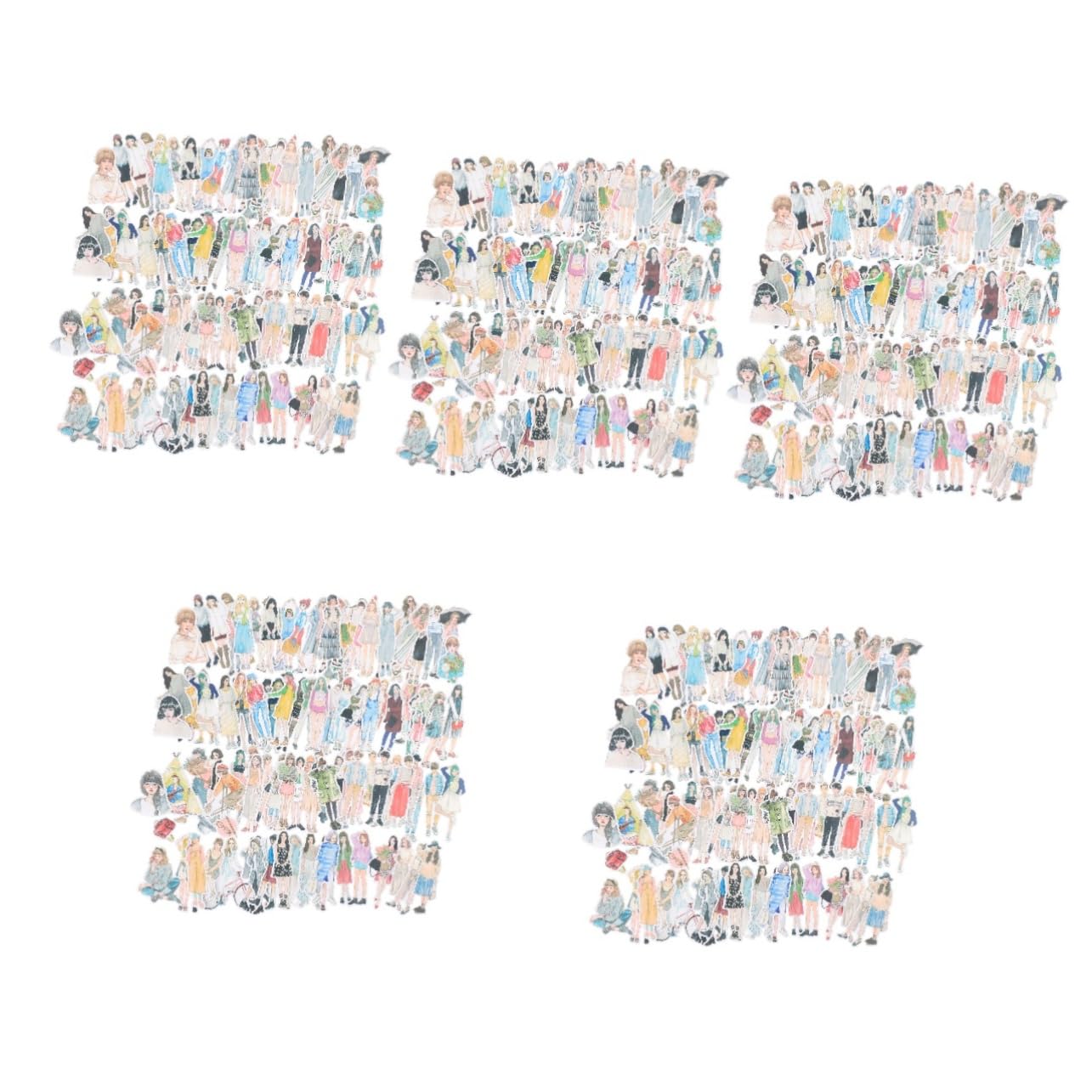 NUOBESTY 1080stücke Vintage Aufkleber Für Scrapbooking Tagebuch Und Fotoalben Ästhetische Handwerksaufkleber Für Erwachsene Langlebig Und Leicht Ablösbar Für Kreative Projekte Und