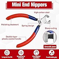 Vista 2 de Mini Alicates de Extremo de Precisión Cortadores de Extremo Pequeños Alicate de Corte de Extremo Pequeño Herramienta Extractor de Clavos