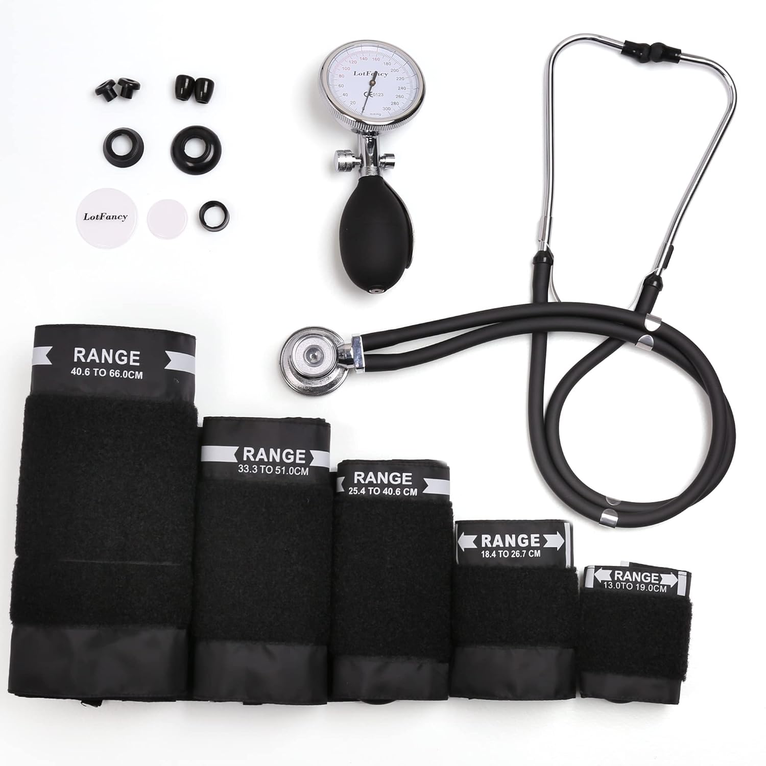 Buy Aneroid Sphygmomanometer Stethoscope Kit, 5in1, Manual Blood