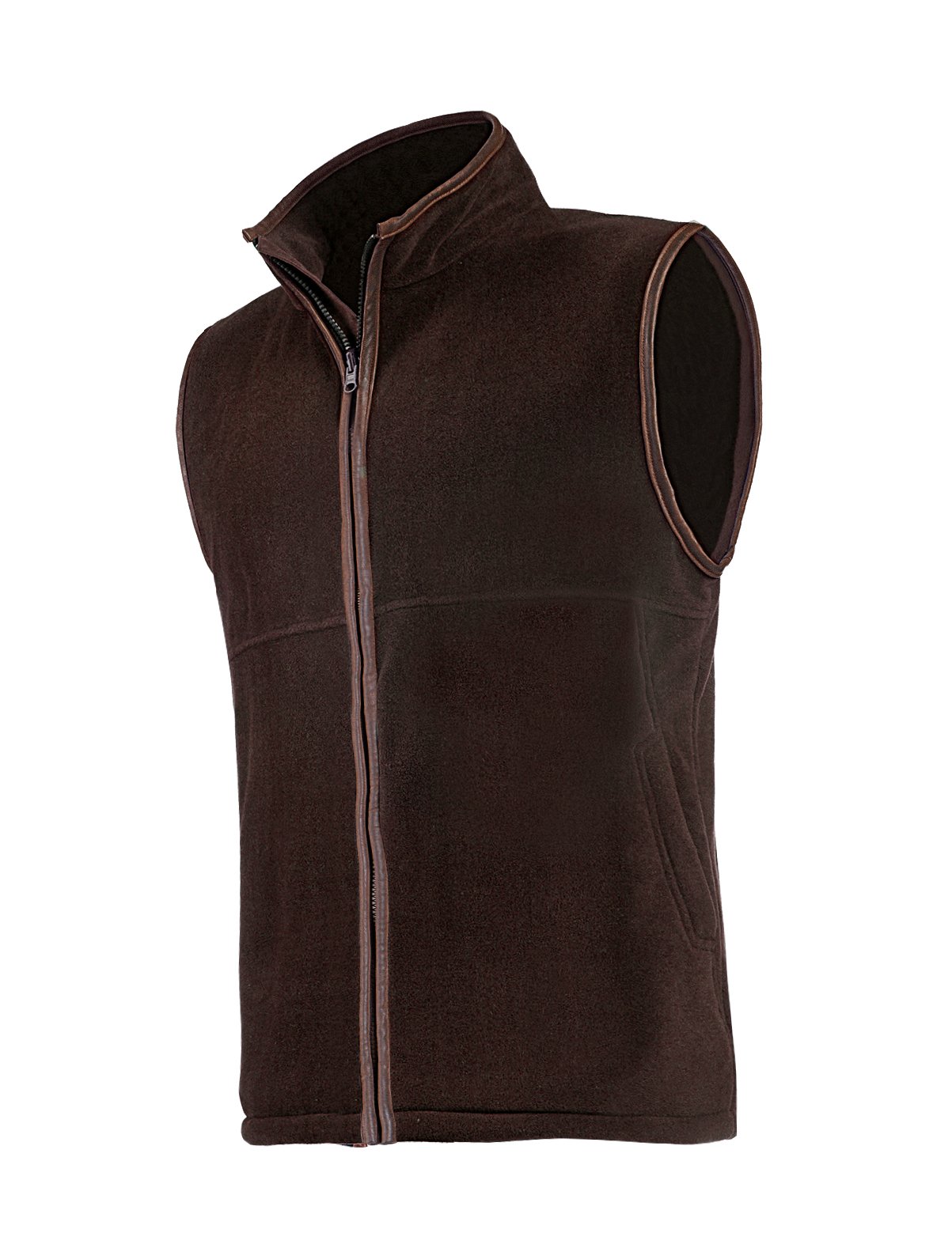 Baleno Harvey - Gilet Felpato, da Uomo, Marrone (Marrone), XL