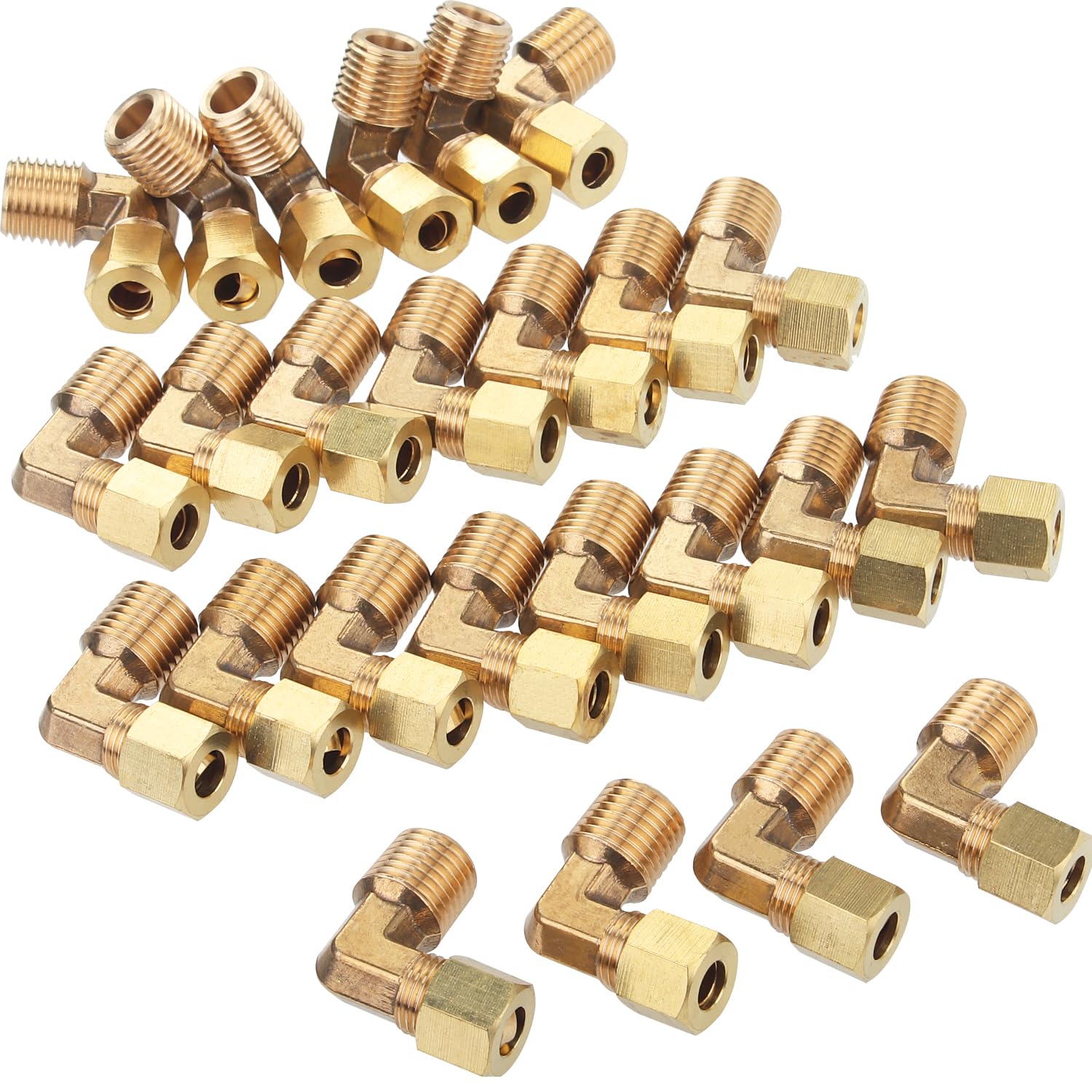 10 Stück 1/2 Zoll Pex Auf NPT Bügelmuffe Bleifrei Messing Reduzierstück 1 1/2 Zoll IG X 1/2 AG Zoll Messing : 1 1/2 Pex NPT Ellenbogen