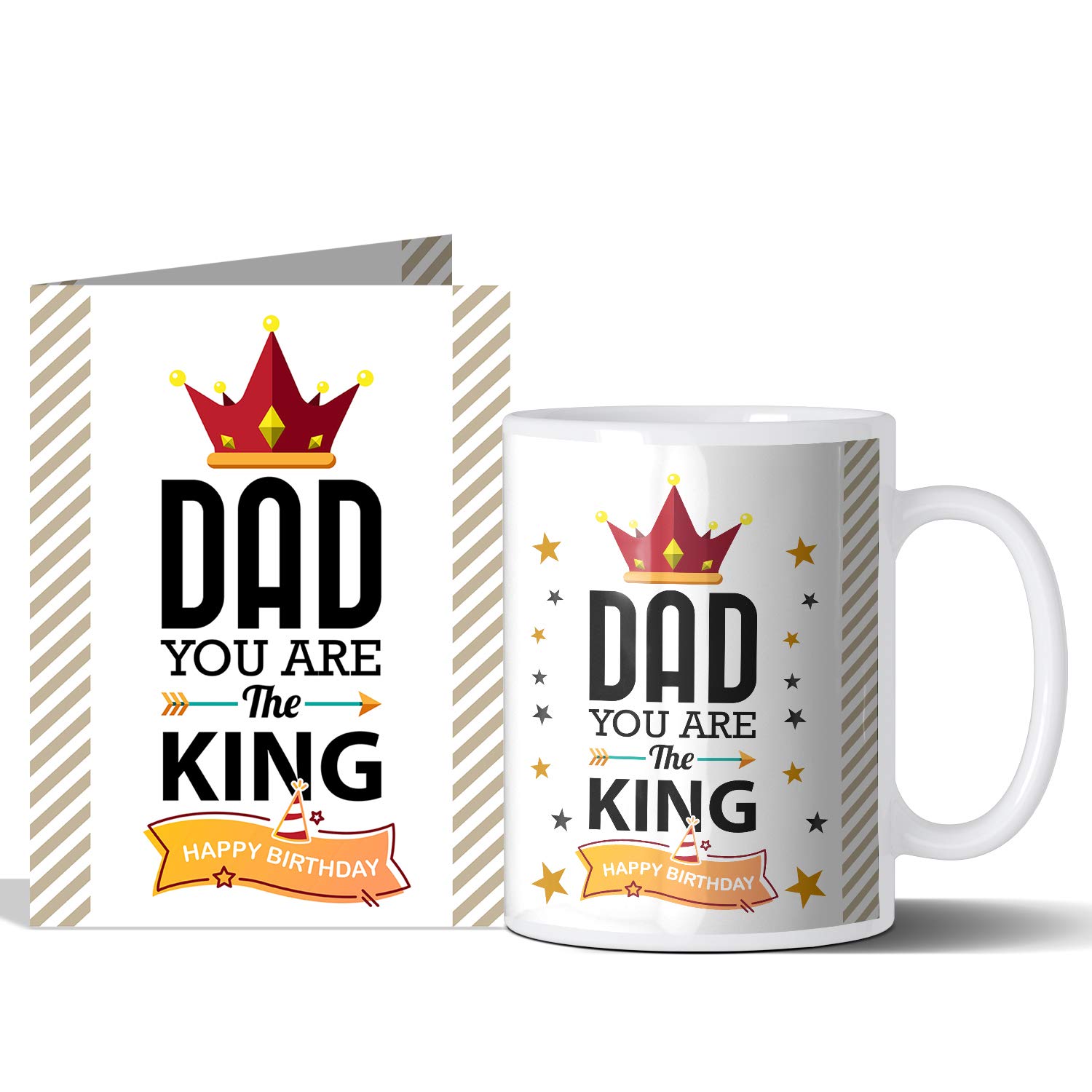 GIFT MY PASSION Dad You Are The King Happy Birthday Greeting Card