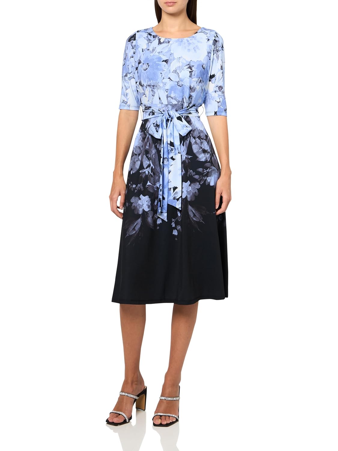 Kasper Womens Fit and Flare Dress