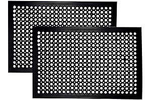 2 Pack Non-Slip Restaurant Mats for Floor