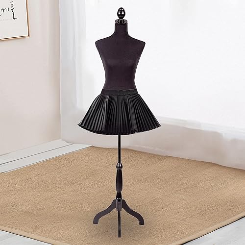 Miniatura 6 de Maniquí de maniquí con forma de maniquí Torso de 60 a 67 pulgadas de altura ajustable, formas de ropa fáciles de mover para ropa, vestido de